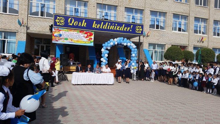 Алғашқы қоңырау 1 қыркүйек білім күні.