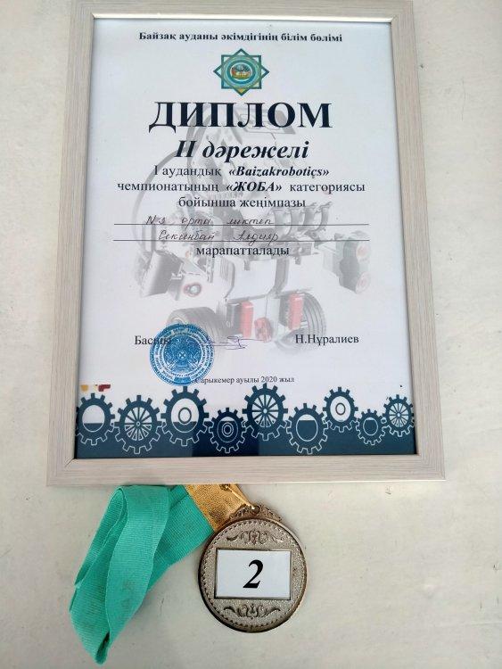 "Жоба" категориясы бойынша жеңімпаз.